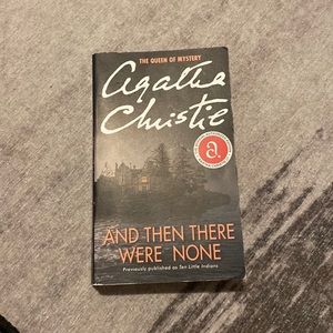 Book- And then there were none by Agatha Christie